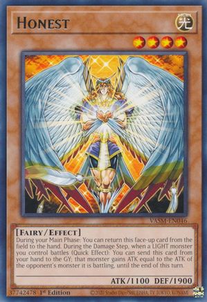 Image of Honest (VASM-EN046) - Valiant Smashers 1st Edition