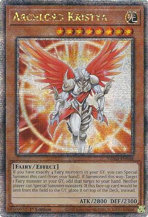 Image of Archlord Kristya (Quarter Century Secret Rare) (VASM-EN048) - Valiant Smashers 1st Edition