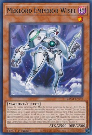 Image of Meklord Emperor Wisel (VASM-EN049) - Valiant Smashers 1st Edition