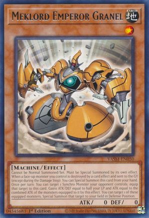 Image of Meklord Emperor Granel (VASM-EN050) - Valiant Smashers 1st Edition