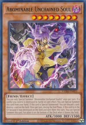 Image of Abominable Unchained Soul (VASM-EN051) - Valiant Smashers 1st Edition