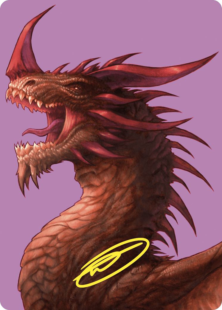 Image of The Ur-Dragon // The Ur-Dragon (ACMM-061) - Commander Masters Art Series (Borderless)