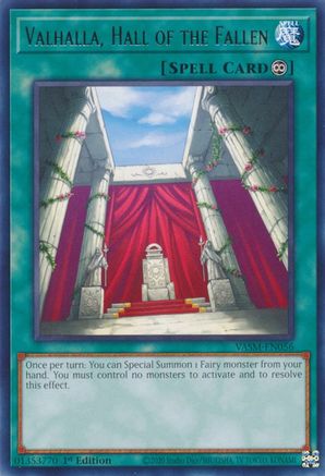 Image of Valhalla, Hall of the Fallen (VASM-EN056) - Valiant Smashers 1st Edition