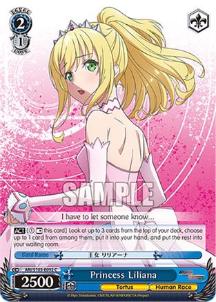 Image of Princess Liliana (ARI/S103-E092 C) - Arifureta: From Commonplace to World's Strongest