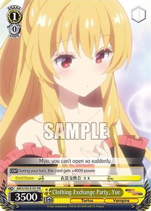 Image of Clothing Exchange Party, Yue (ARI/S103-E101 PR) - Arifureta: From Commonplace to World's Strongest