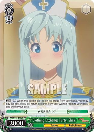 Image of Clothing Exchange Party, Shea (Foil) (ARI/S103-E102S PR) - Arifureta: From Commonplace to World's Strongest