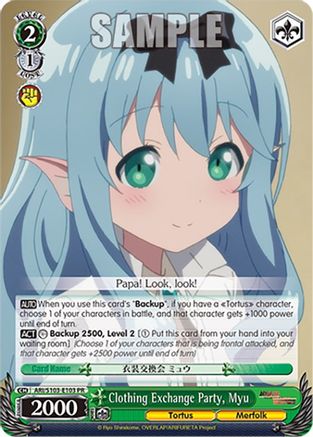 Image of Clothing Exchange Party, Myu (ARI/S103-E103 PR) - Arifureta: From Commonplace to World's Strongest