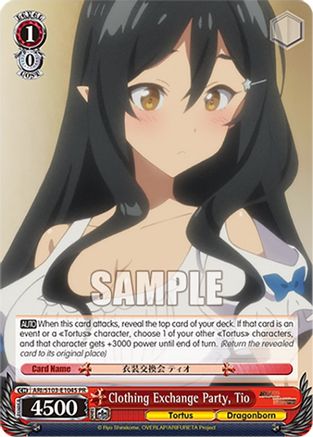 Image of Clothing Exchange Party, Tio (Foil) (ARI/S103-E104S PR) - Arifureta: From Commonplace to World's Strongest