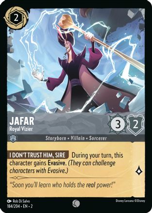Image of Jafar - Royal Vizier (184/204) - Rise of the Floodborn Cold Foil