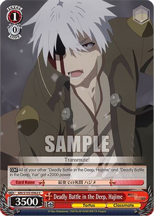 Image of Deadly Battle in the Deep, Hajime (ARI/S103-E062 C) - Arifureta: From Commonplace to World's Strongest