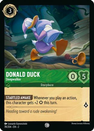 Image of Donald Duck - Sleepwalker (78/204) - Rise of the Floodborn Cold Foil