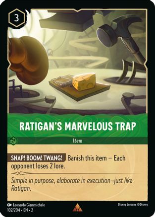 Image of Ratigan's Marvelous Trap (102/204) - Rise of the Floodborn Cold Foil