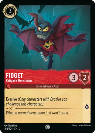 Image of Fidget - Ratigan's Henchman (108/204) - Rise of the Floodborn