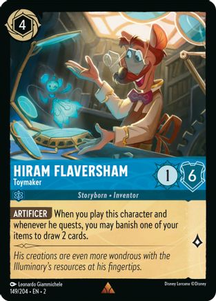 Image of Hiram Flaversham - Toymaker (149/204) - Rise of the Floodborn