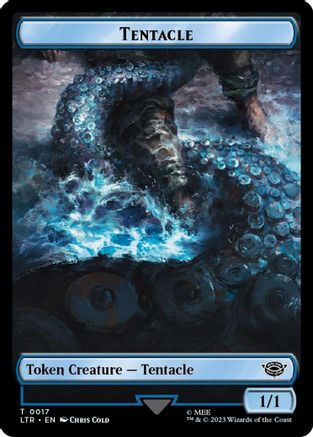 Image of Tentacle // Food (0023) Double-Sided Token (Surge Foil) (LTR-17 // 23) - The Lord of the Rings: Tales of Middle-earth Foil