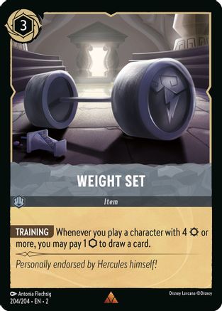 Image of Weight Set (204/204) - Rise of the Floodborn Cold Foil