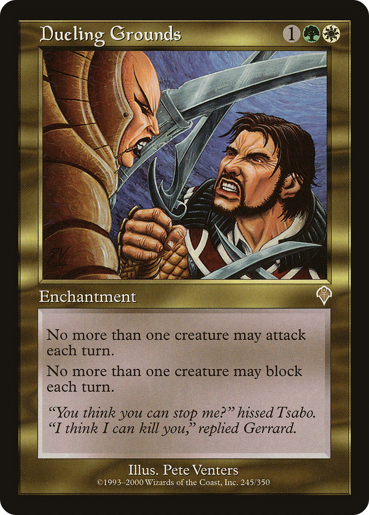 Image of Dueling Grounds (INV-245) - Invasion Foil