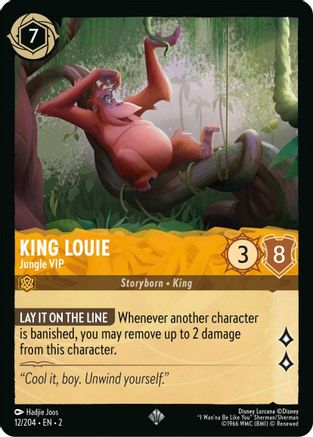 Image of King Louie - Jungle VIP (12/204) - Rise of the Floodborn Cold Foil