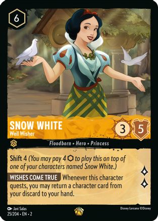 Image of Snow White - Well Wisher (25/204) - Rise of the Floodborn