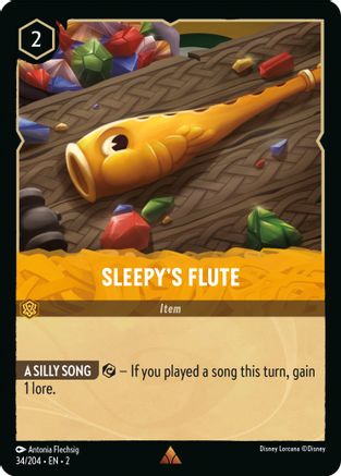 Image of Sleepy's Flute (34/204) - Rise of the Floodborn Cold Foil
