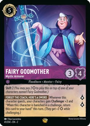 Image of Fairy Godmother - Mystic Armorer (41/204) - Rise of the Floodborn Cold Foil