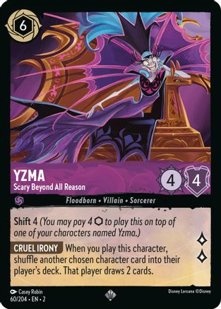 Image of Yzma - Scary Beyond All Reason (60/204) - Rise of the Floodborn Cold Foil
