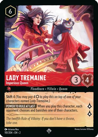 Image of Lady Tremaine - Imperious Queen (110/204) - Rise of the Floodborn