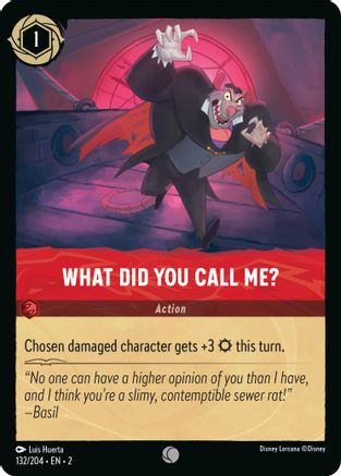 Image of What Did You Call Me? (132/204) - Rise of the Floodborn Cold Foil