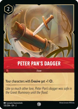 Image of Peter Pan's Dagger (135/204) - Rise of the Floodborn