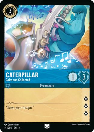 Image of Caterpillar - Calm and Collected (141/204) - Rise of the Floodborn Cold Foil