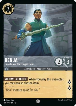 Image of Benja - Guardian of the Dragon Gem (174/204) - Rise of the Floodborn