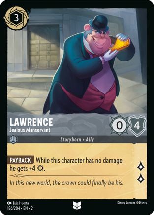 Image of Lawrence - Jealous Manservant (186/204) - Rise of the Floodborn Cold Foil