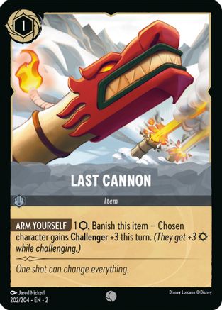 Image of Last Cannon (202/204) - Rise of the Floodborn Cold Foil