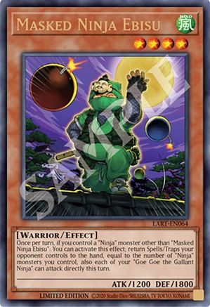 Image of Masked Ninja Ebisu (LART-EN064) - The Lost Art Promotion Limited