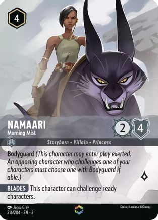 Image of Namaari - Morning Mist (Enchanted) (216/204) - Rise of the Floodborn Holofoil