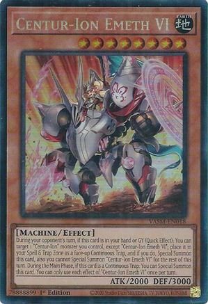Image of Centur-Ion Emeth VI (CR) (VASM-EN018) - Valiant Smashers 1st Edition