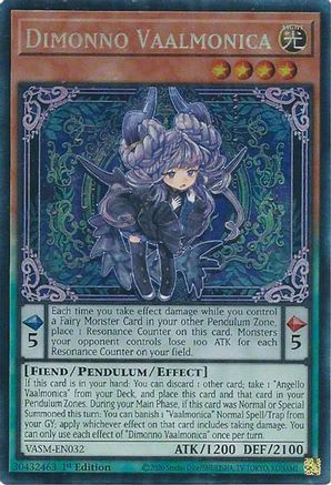 Image of Dimonno Vaalmonica (CR) (VASM-EN032) - Valiant Smashers 1st Edition