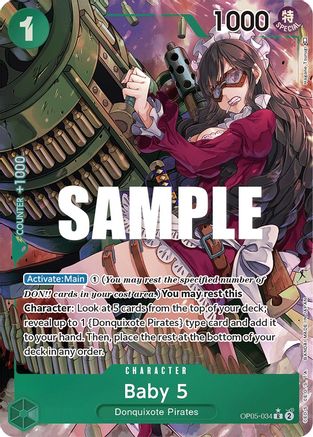 Image of Baby 5 (034) (Alternate Art) (OP05-034) - Awakening of the New Era Foil