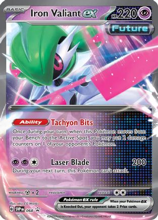 Image of Iron Valiant ex 068  - Holofoil SV Scarlet & Violet Promo Cards - Promo