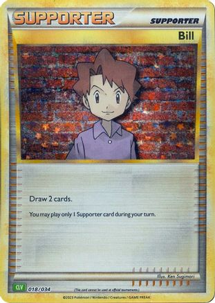 Image of Bill (CLV) 018/034  - Holofoil Trading Card Game Classic - Classic Collection