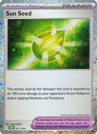 Image of Sun Seed 027/034  - Holofoil Trading Card Game Classic - Classic Collection