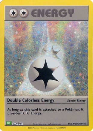 Image of Double Colorless Energy (CLV) 032/034  - Holofoil Trading Card Game Classic - Classic Collection