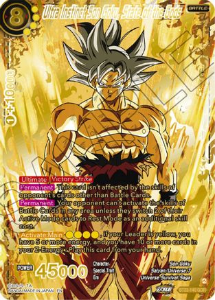Image of Ultra Instinct Son Goku, State of the Gods (GDR) (BT23-140) - Perfect Combination Foil