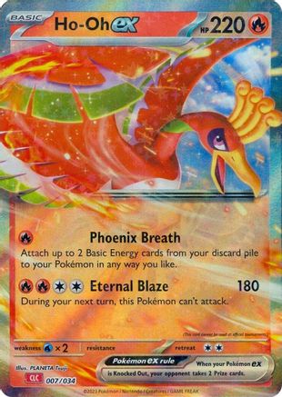 Image of Ho-oh ex 007/034  - Holofoil Trading Card Game Classic - Classic Collection