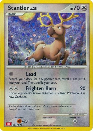 Image of Stantler 016/034  - Holofoil Trading Card Game Classic - Classic Collection