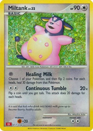 Image of Miltank 017/034  - Holofoil Trading Card Game Classic - Classic Collection