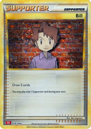 Image of Bill (CLC) 018/034  - Holofoil Trading Card Game Classic - Classic Collection