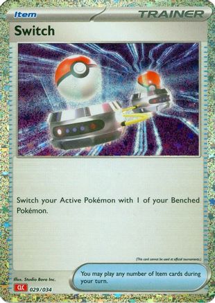 Image of Switch (CLC) 029/034  - Holofoil Trading Card Game Classic - Classic Collection
