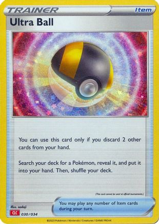 Image of Ultra Ball (CLC) 030/034  - Holofoil Trading Card Game Classic - Classic Collection