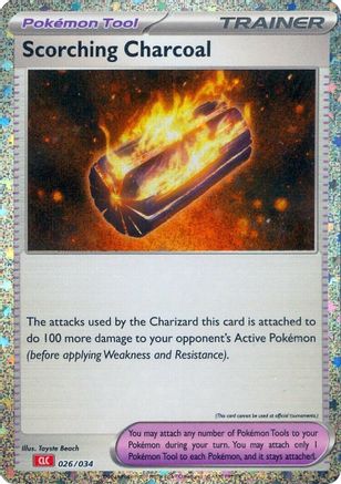 Image of Scorching Charcoal 026/034  - Holofoil Trading Card Game Classic - Classic Collection
